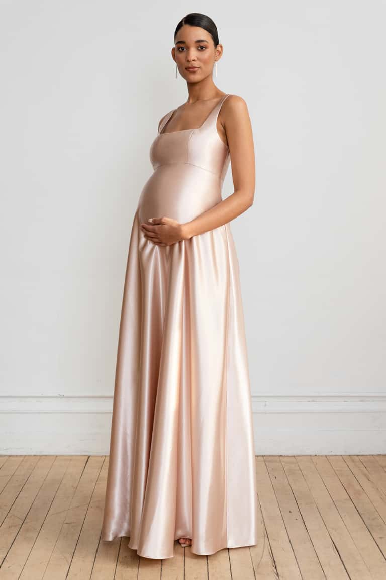 Jenny Yoo Ariana Maternity Emerald