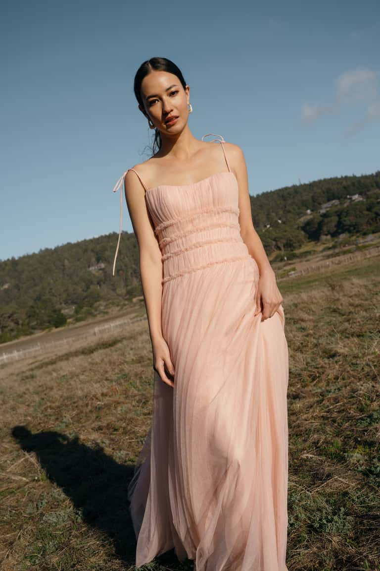 Jenny Yoo Berkley Peach Bellini