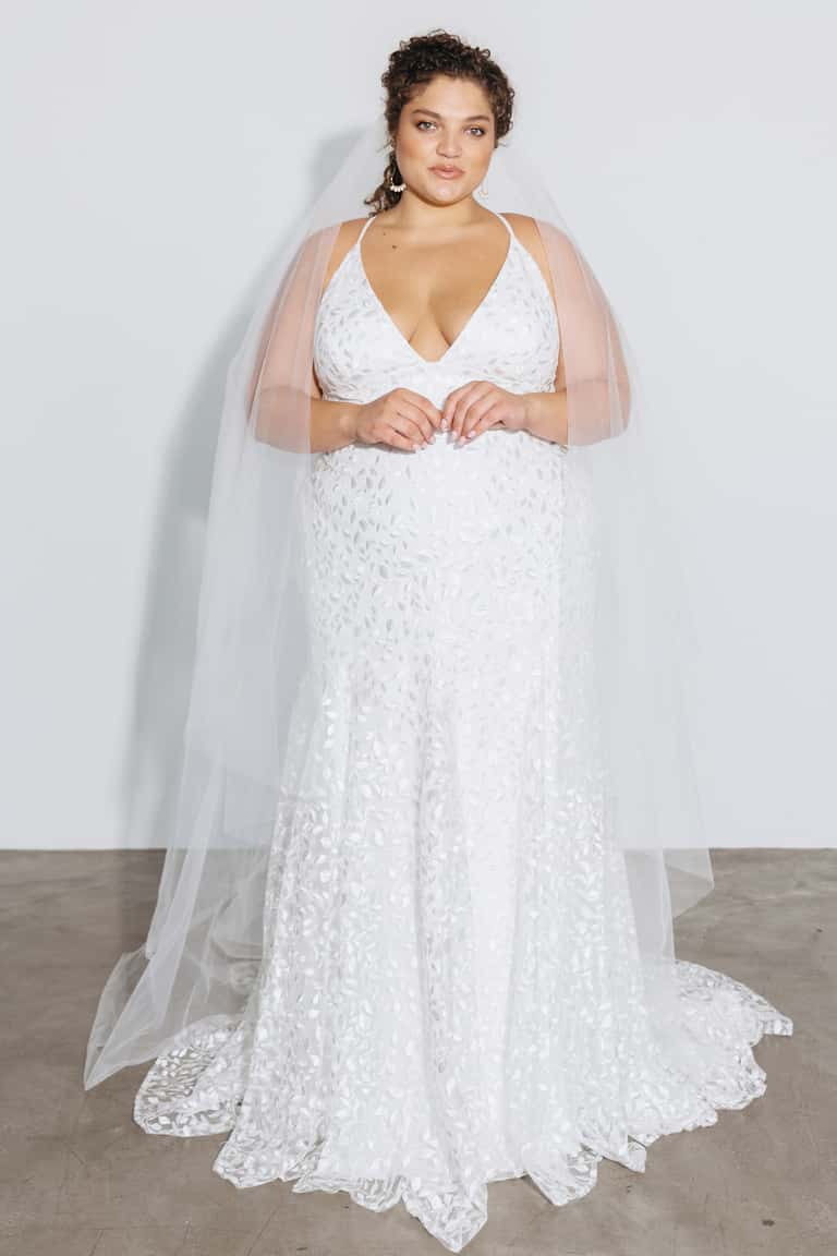jenny yoo Constance Veil Ivory