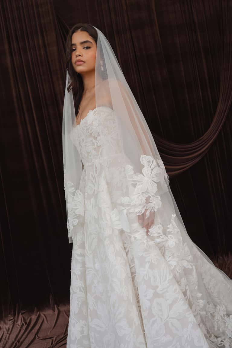 jenny yoo Ezra Veil Ivory