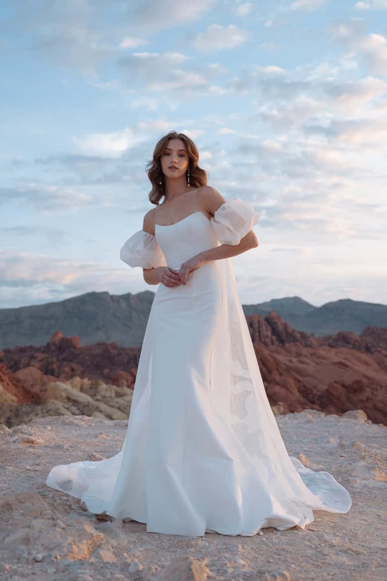 Jenny Yoo Giselle Cape Ivory