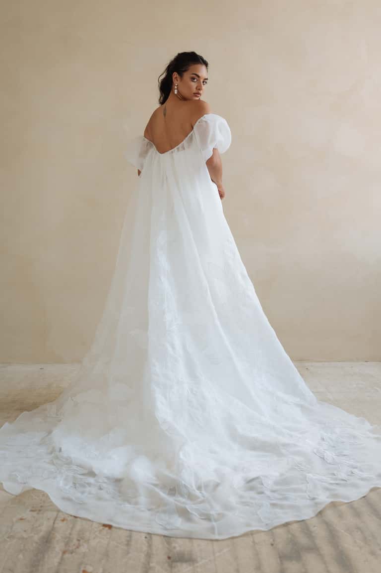 Jenny Yoo Giselle Cape Ivory