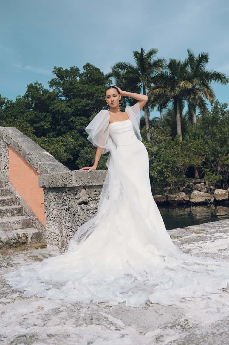 Jenny Yoo Hayworth Cape Ivory
