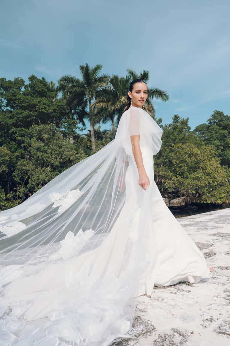 jenny yoo Hayworth Cape Ivory