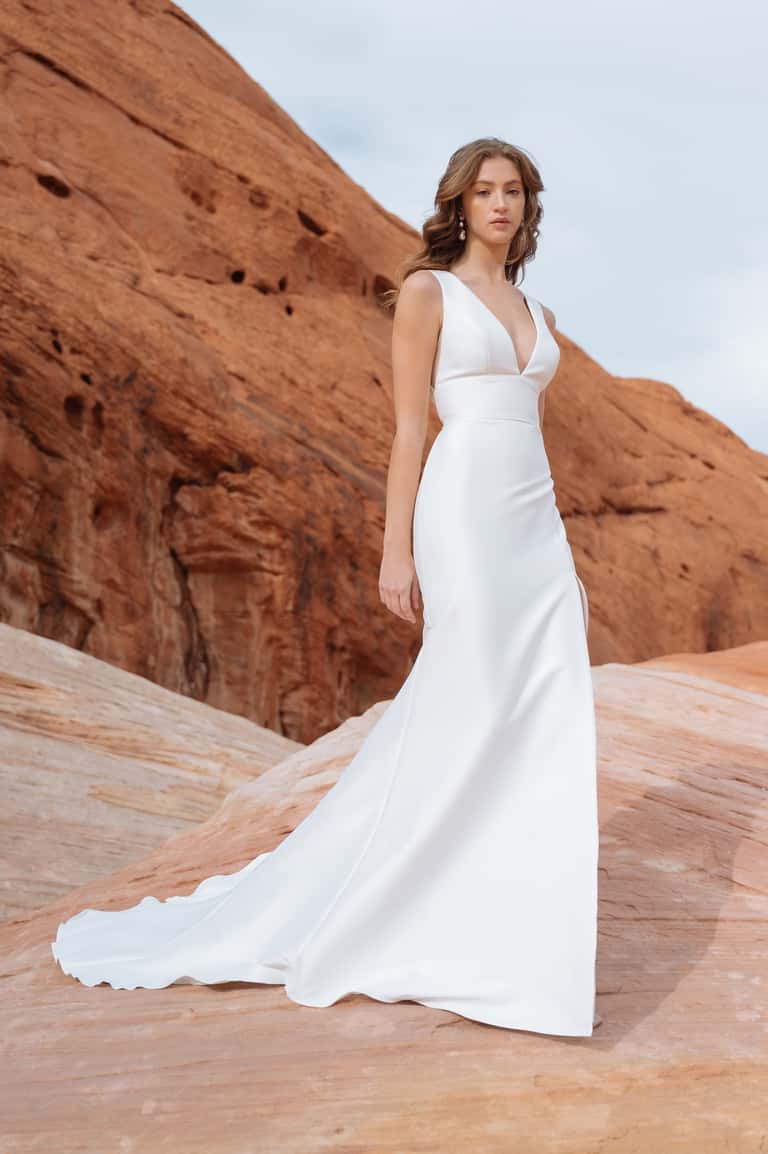 Jenny Yoo Ilana With Slit Ivory