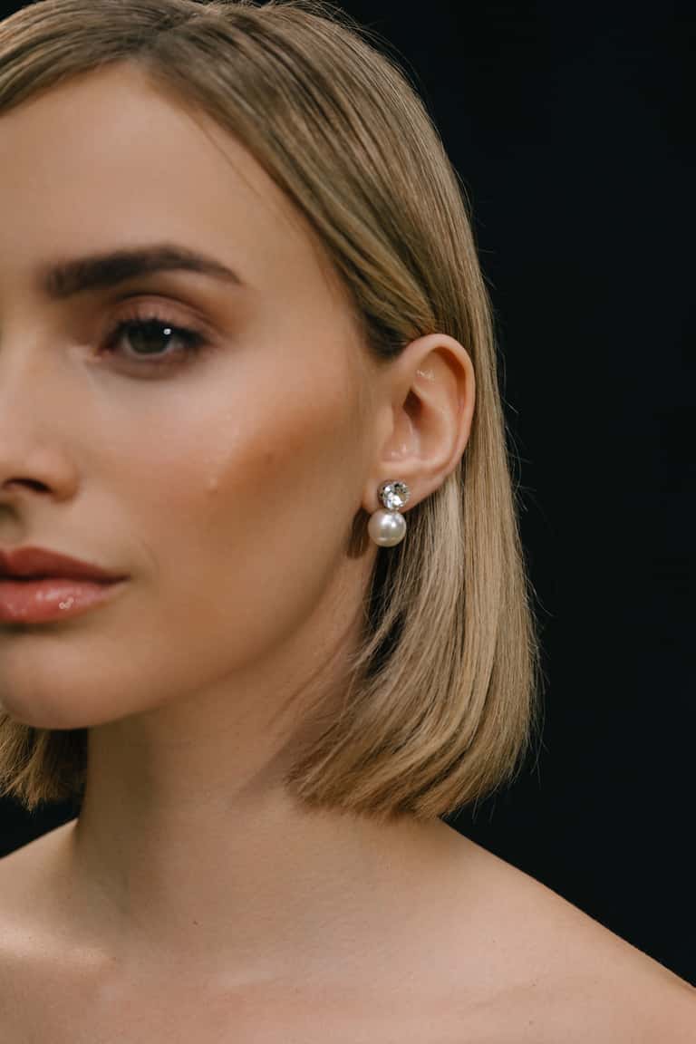 jenny yoo Ines Earring Crystal