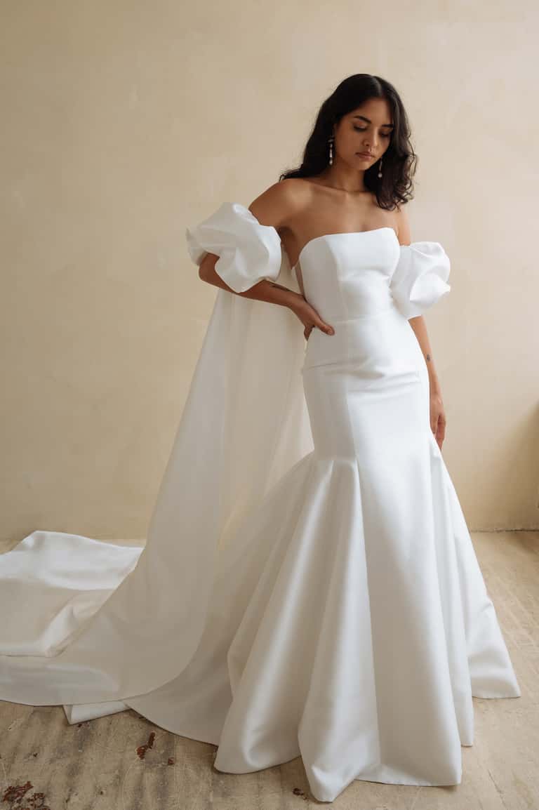Jenny Yoo Jewel Cape Light Ivory