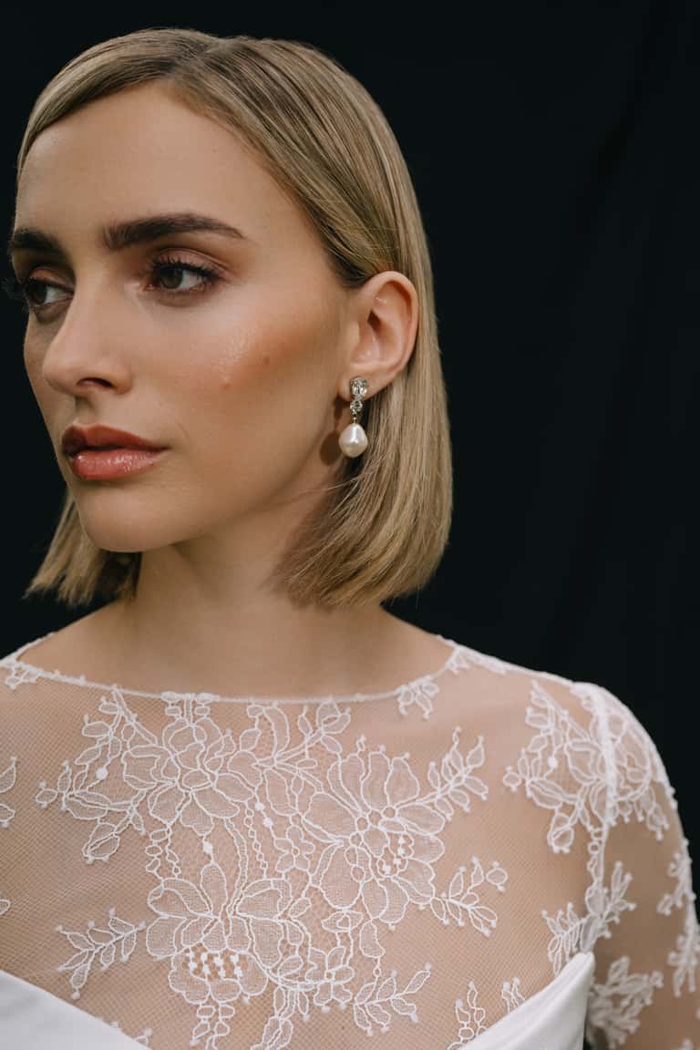 jenny yoo Kristina Earring Crystal