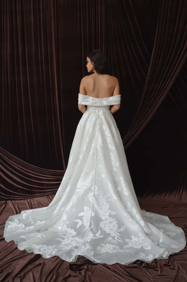 Jenny Yoo Layla Without Draped Overskirt Ivory