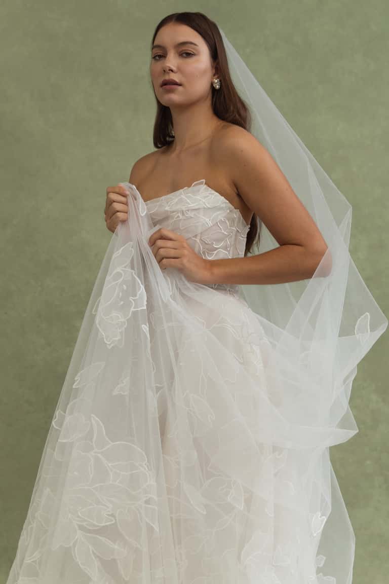 Jenny Yoo Lorelai Veil Ivory