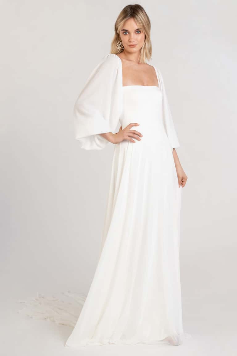 Jenny Yoo Louise Winter White