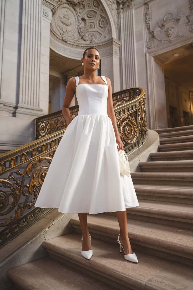 jenny yoo Lucille Light Ivory