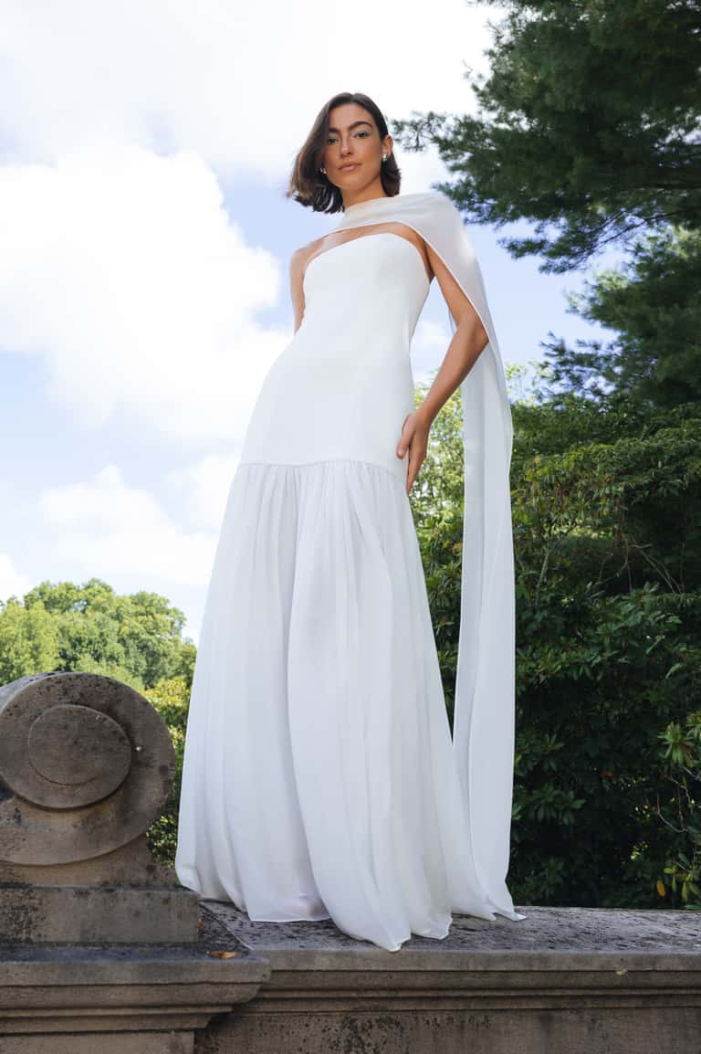 jenny yoo Matilda Ivory