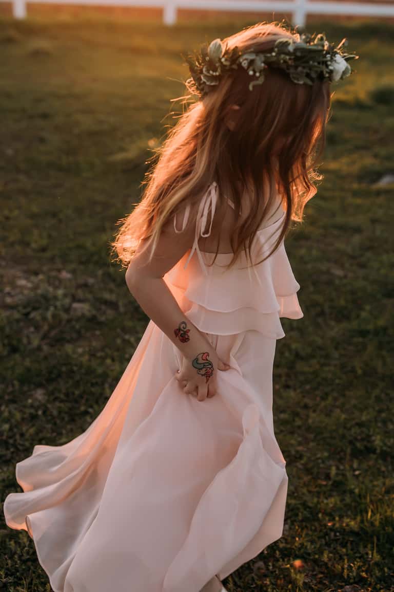 jenny yoo Penny Winter White