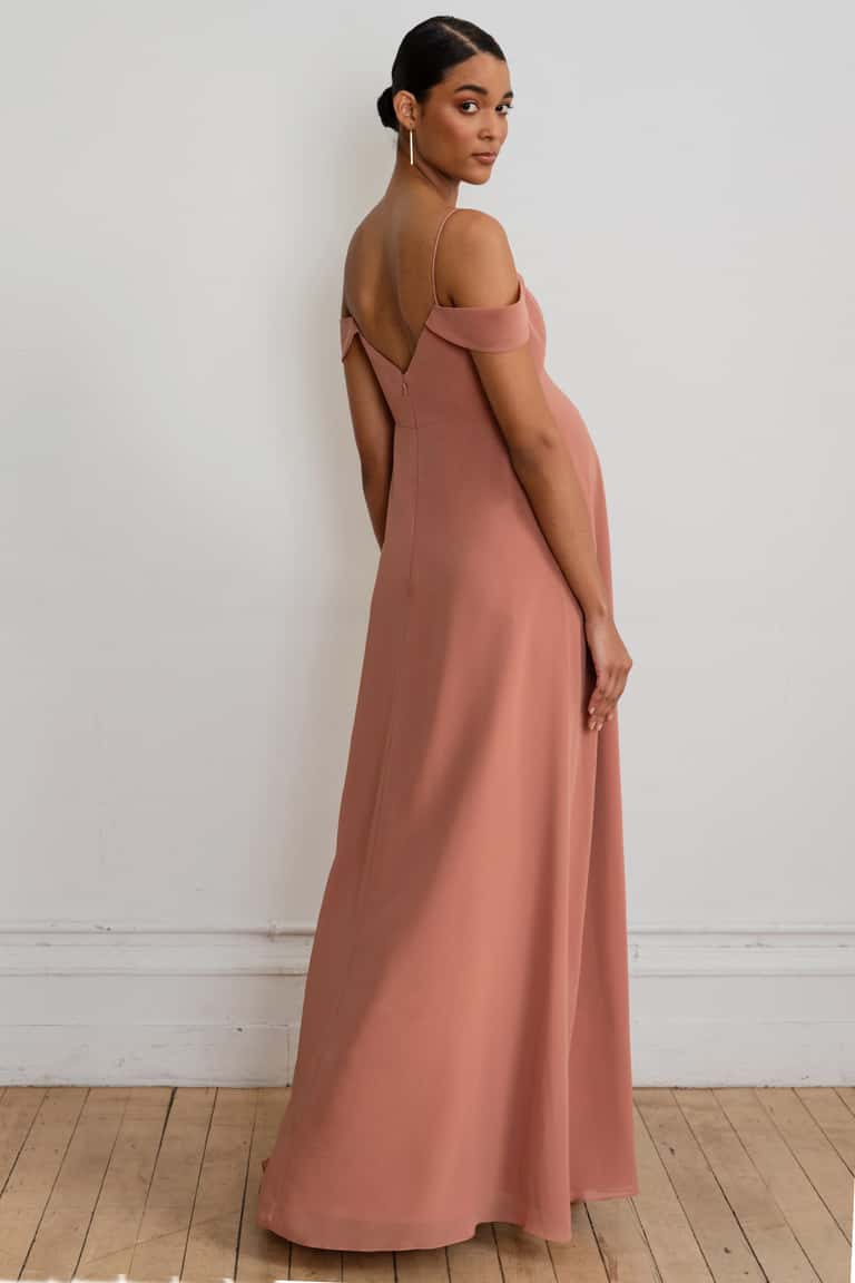 Jenny Yoo Priya Maternity Moss