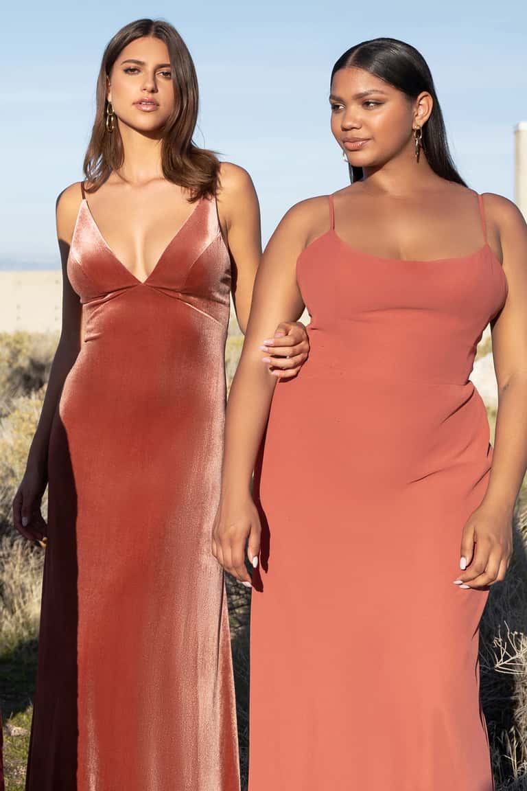 Jenny Yoo Shoshanna Whipped Apricot