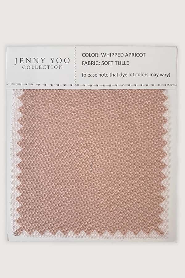 jenny yoo Soft Tulle Swatch Cards Soft Blush