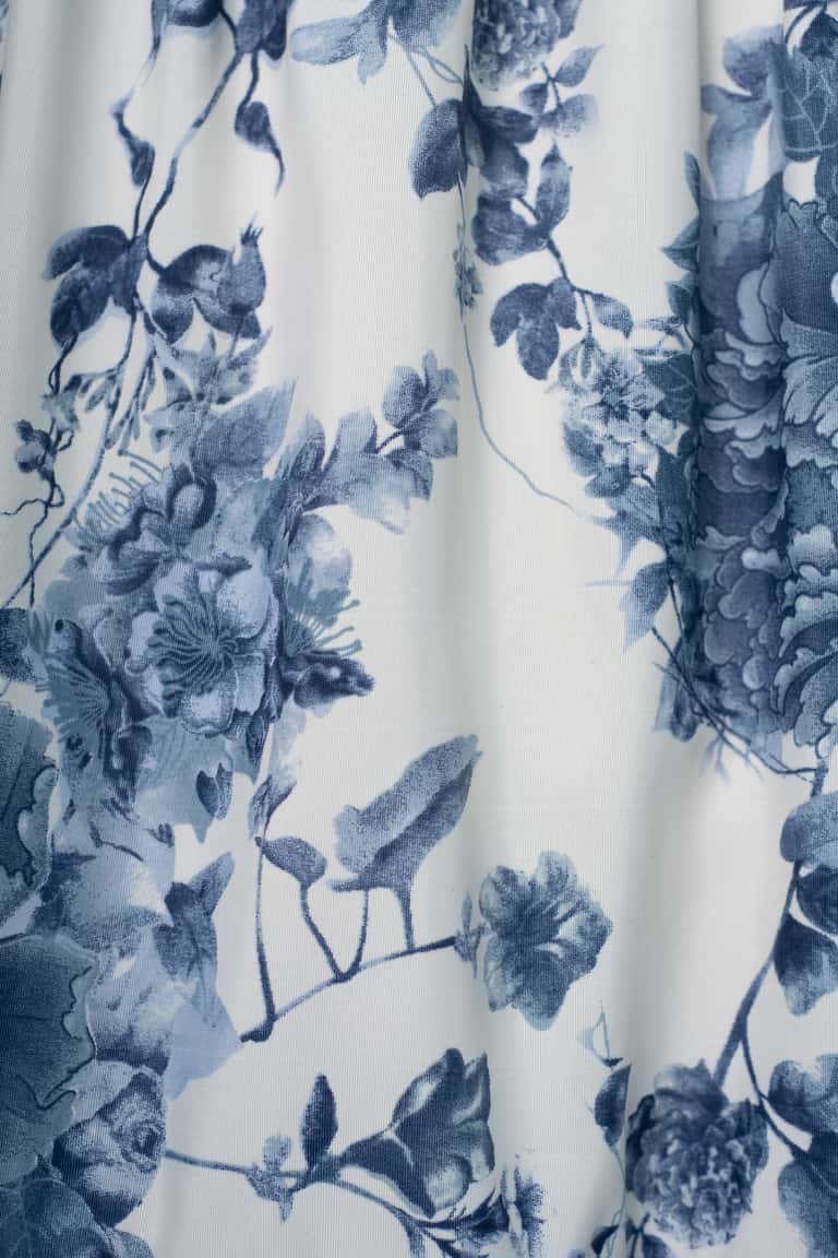 Jenny Yoo Sutton Print Peony Garden Blue Multi