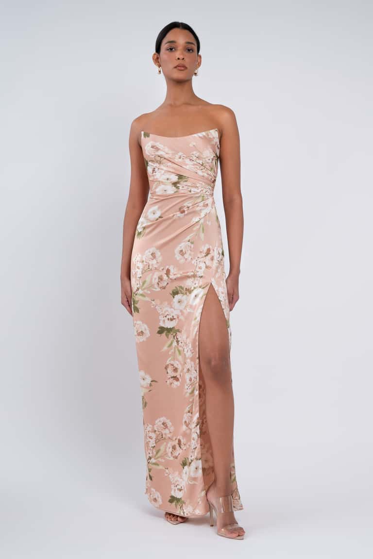 jenny yoo Victoria Print Verona Floral Chai Multi