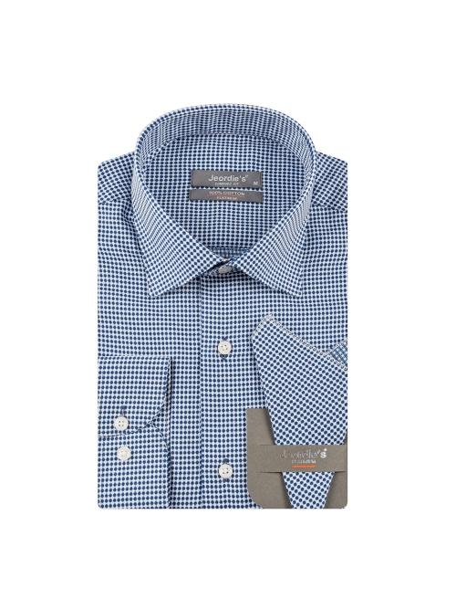 jeordie's COMFORT FIT LONG SLEEVE SHIRT WITH HANDKERCHIEF