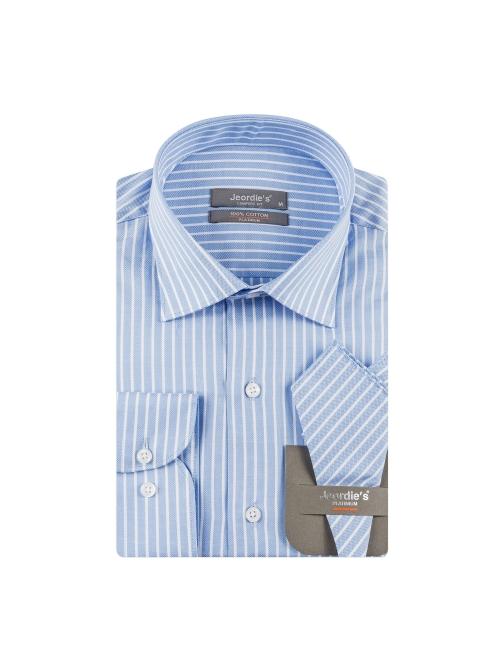 jeordie's COMFORT FIT LONG SLEEVE SHIRT WITH HANDKERCHIEF