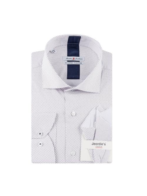 jeordie's SLIM FIT DOT PATTERNED LONG SLEEVE SHIRT