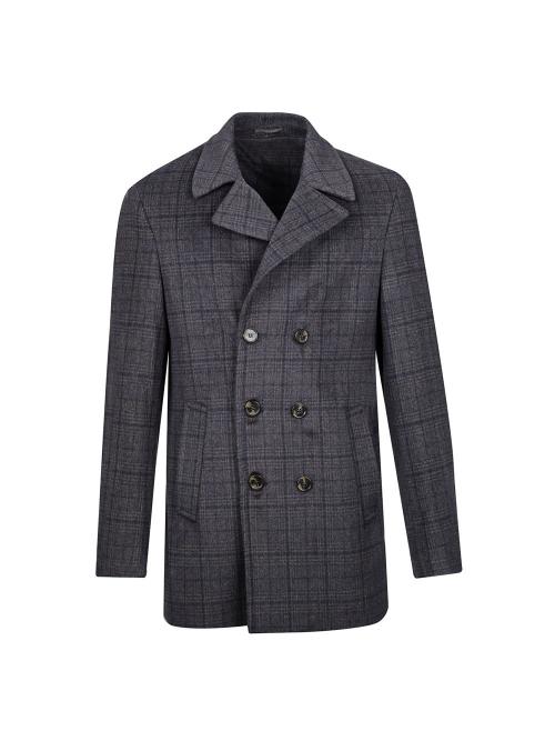 jeordie's SLIM FIT DOUBLE BREASTED VUNENI COAT