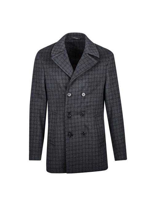 jeordie's SLIM FIT DOUBLE BREASTED VUNENI COAT