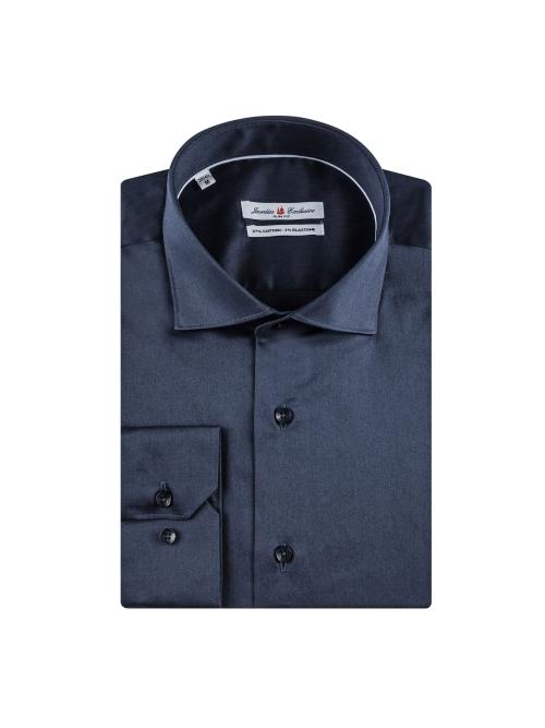 jeordie's SLIM FIT LONG SLEEVE PLAIN SHIRT