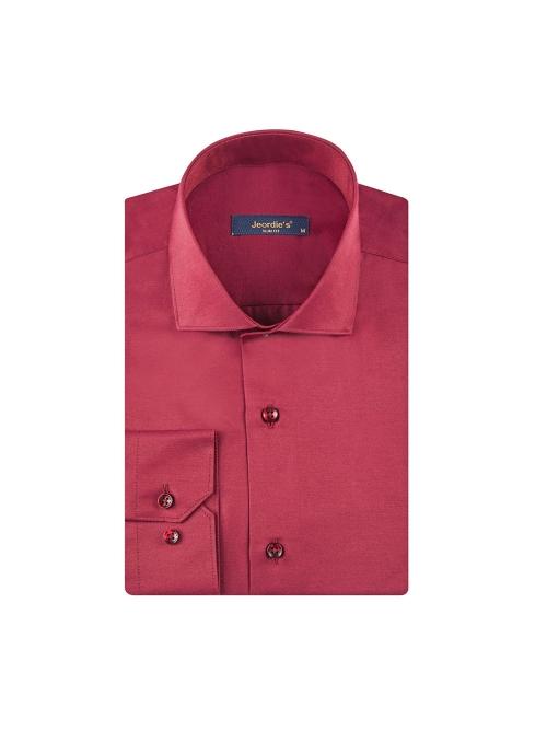 jeordie's SLIM SLIM PLAIN LONG SLEEVE SHIRT