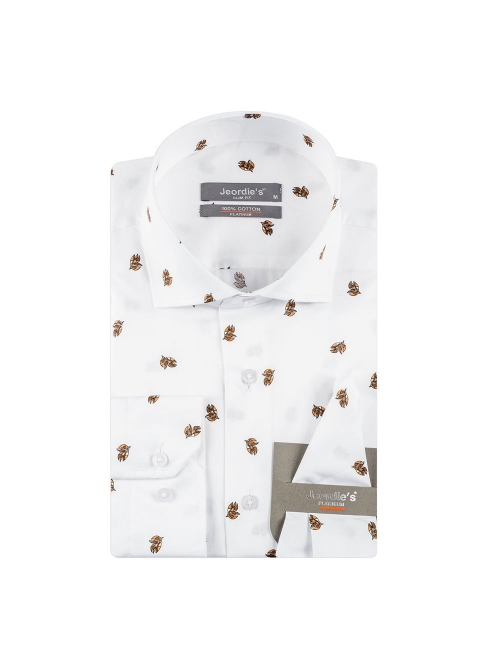 jeordie's SLIM FIT COTTON DIGITAL PRINTED LONG SLEEVE SHIRT