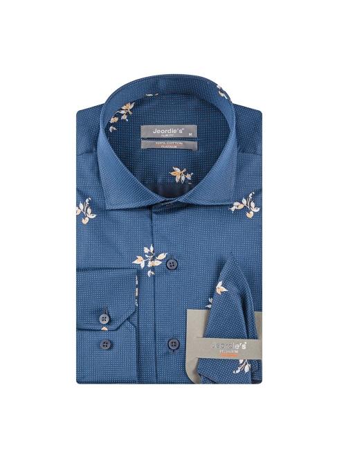 jeordie's SLIM FIT COTTON DIGITAL PRINTED LONG SLEEVE SHIRT