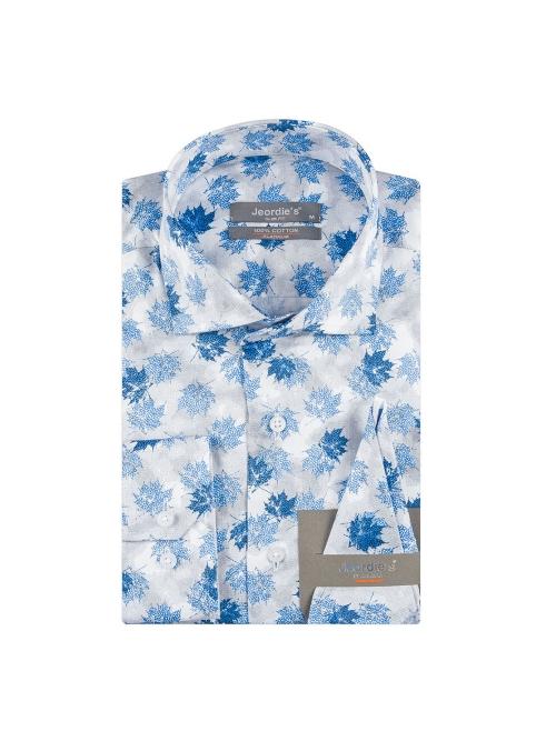 jeordie's SLIM FIT COTTON DIGITAL PRINTED LONG SLEEVE SHIRT