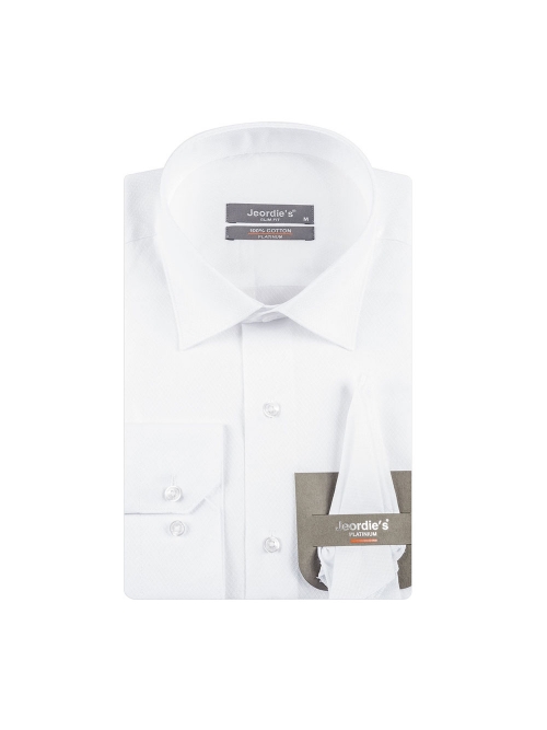 jeordie's SLIM FIT COTTON PATTERNED LONG SLEEVE SHIRT