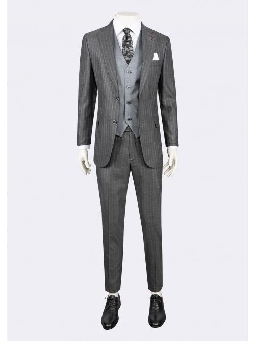 jeordie's SLIM FIT MONO COLLAR 2 BUTTON SUIT WITH VEST
