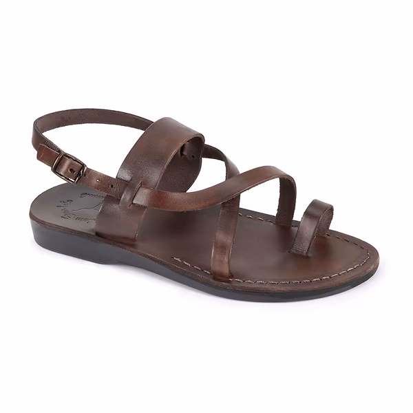 jerusalem sandals Bethany (28) Women's Leather Cross Strap Sandal Brown jerusalem sandals Bethany (28) Women's Leather Cross Strap Sandal Brown