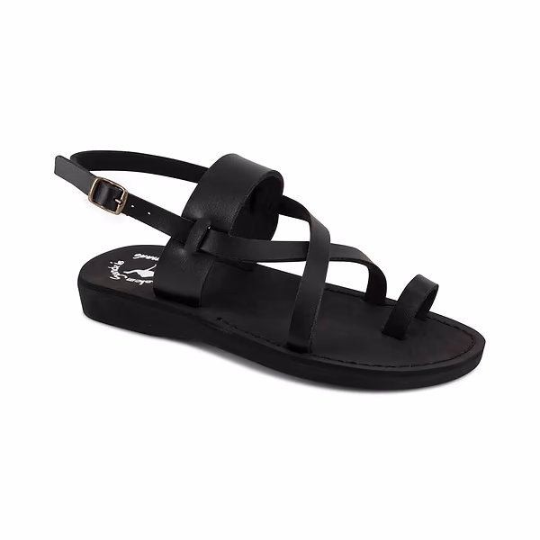 jerusalem sandals Bethany Vegan (32) Women's Leather Alternative Sandal Black