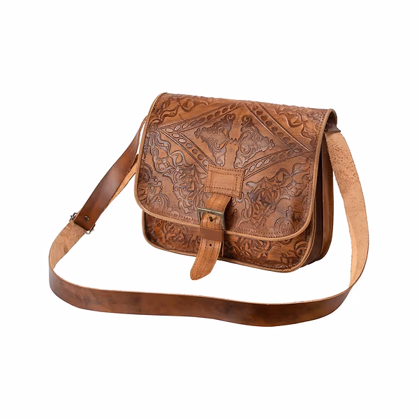 jerusalem sandals Embossed Leather Crossbody Bag (30) $0.13" > Regular price $149.95 Regular price Sale price $149.95 Unit price /  per  Sale Sold out or 4 interest-free installments of $37.48 by   More info   Color: Brown M
