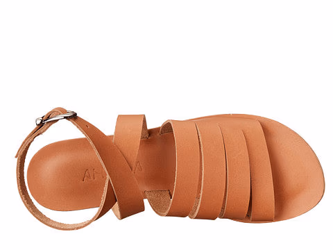 Jerusalem Sandals Santa Monica Blvd (35) Women's Cross Anklet Buckle Sandals Tan