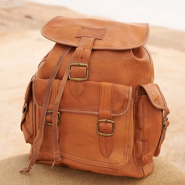 Jerusalem Sandals Soft Leather Shoulder Strap Backpack (34) $0.20" > Regular Price $220.00 Regular Price Sale Price $220.00 Unit Price / per Sale Sold Out Or 4 Interest-free Installments Of $55 By More Info Also Availa