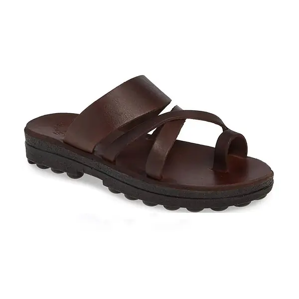jerusalem sandals The Good Shepherd Comfort (25) Women's Molded Leather Sandal Brown