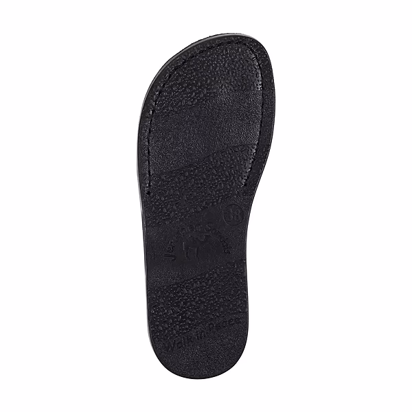 Jerusalem Sandals The Good Shepherd Vegan (21) Women's Leather Alternative Sandal Black