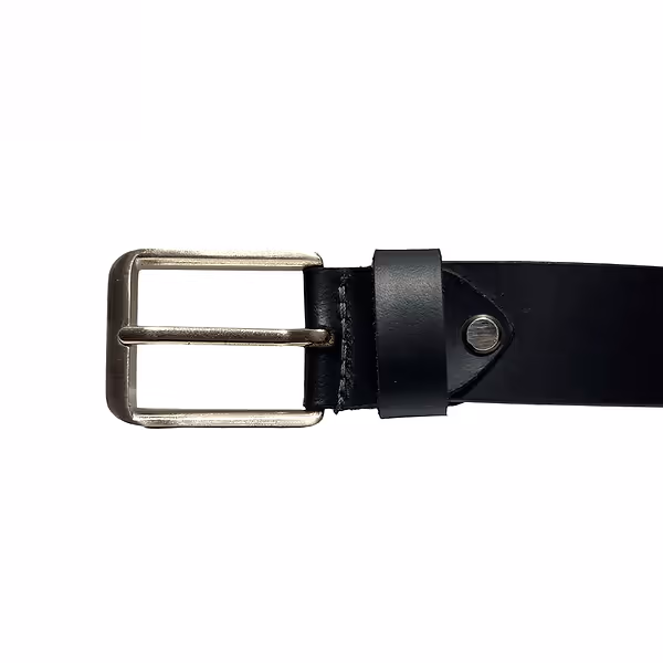 Jerusalem Sandals The Jericho Belt (38) Men's Classic Black Leather Belt 40