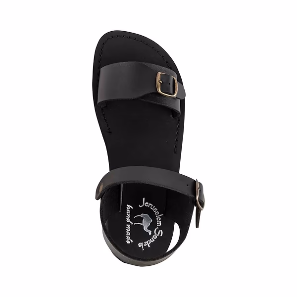 Jerusalem Sandals The Original Vegan (49) Women's Leather Alternative Sandal Black