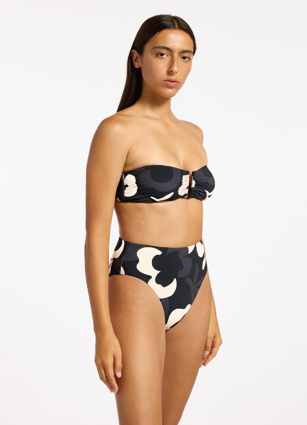 Jets Australia Cactus Garden U Trim Bandeau Bikini Top