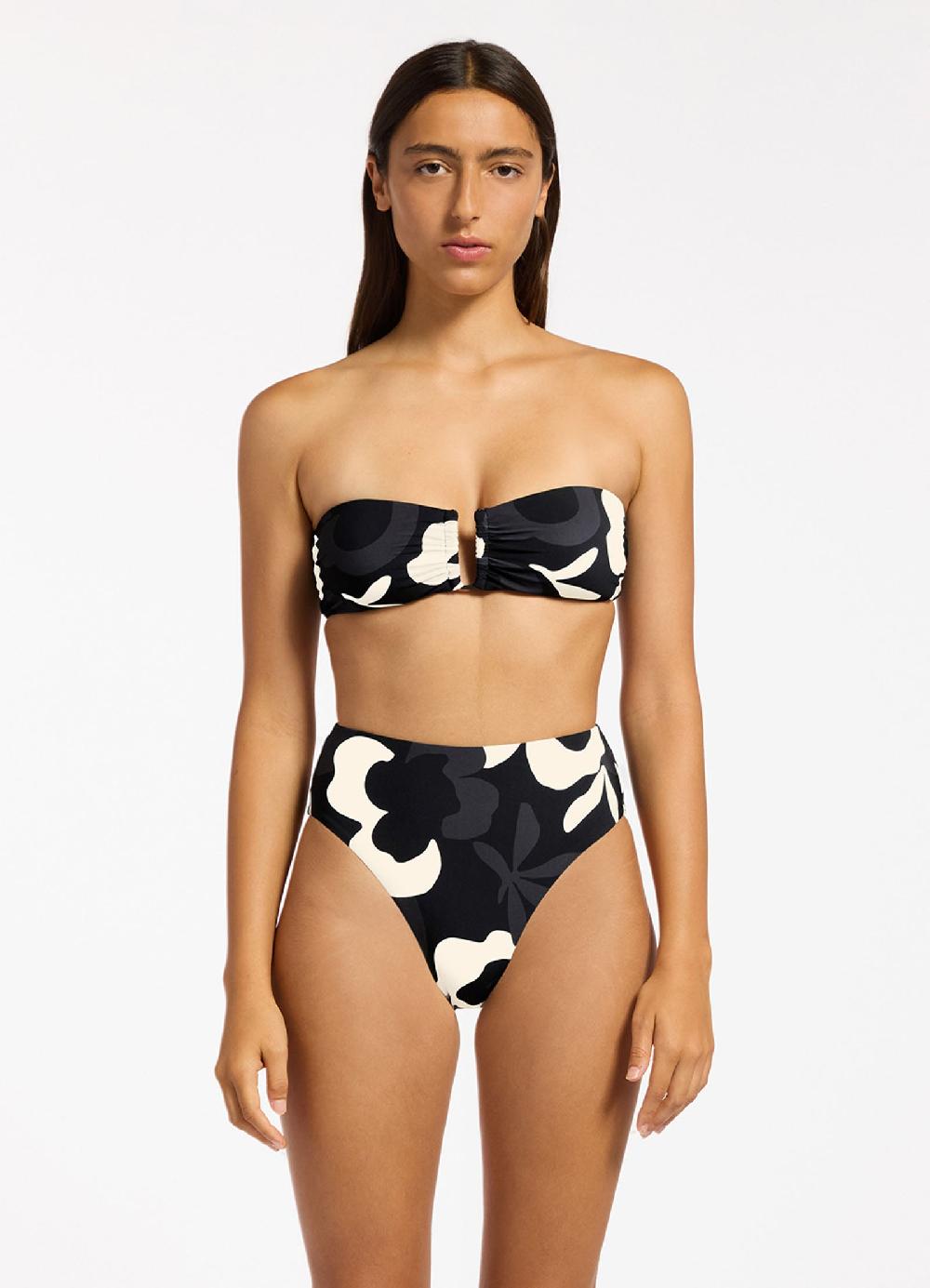 jets australia Cactus Garden U Trim Bandeau Bikini Top
