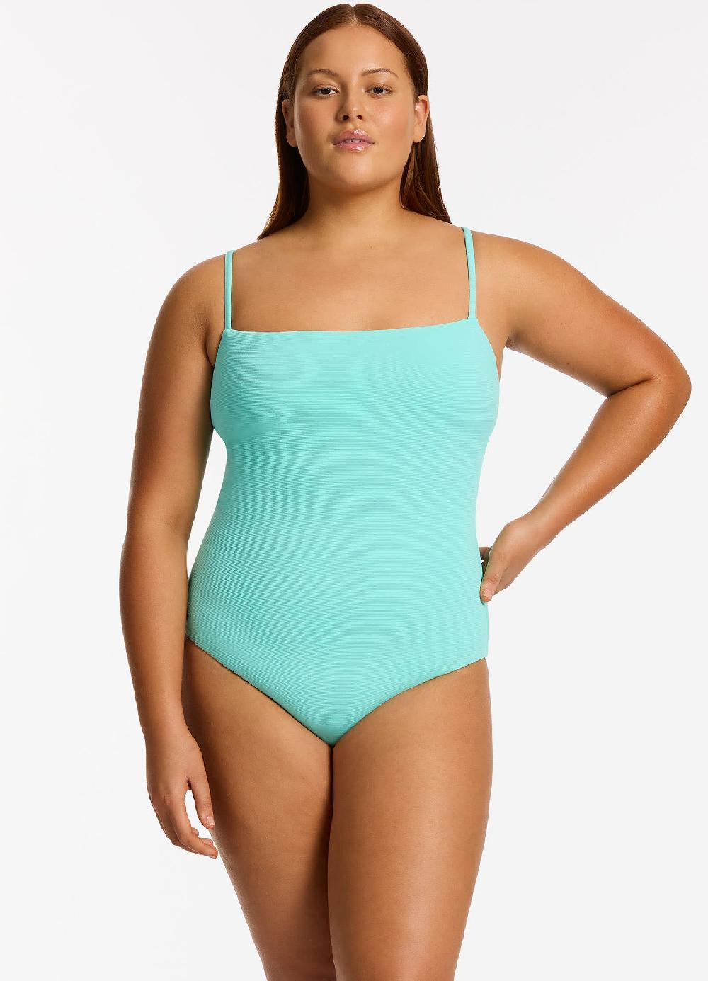 Jets Australia Isla Rib Minimal Tank One Piece - Dolce