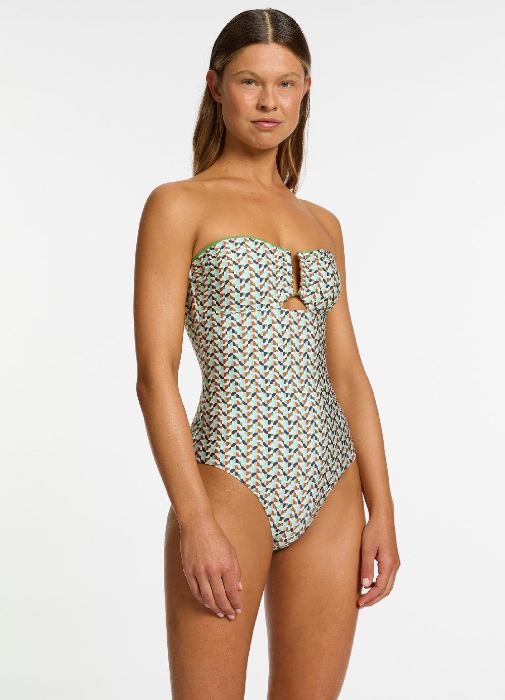 Jets Australia Acacia Bandeau One Piece - Multi