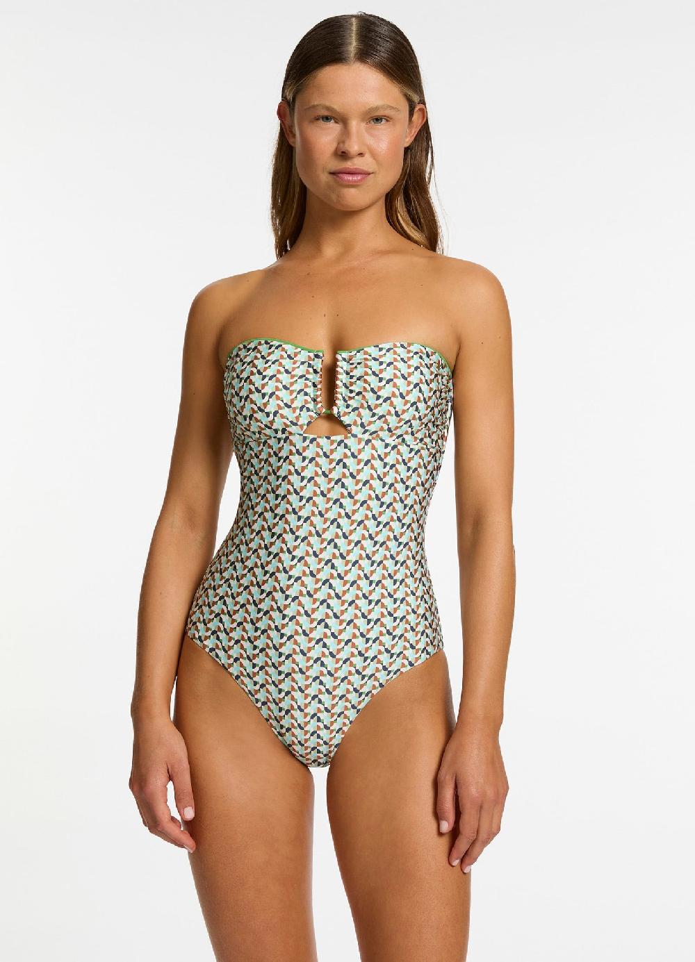 Jets Australia Acacia Bandeau One Piece - Multi