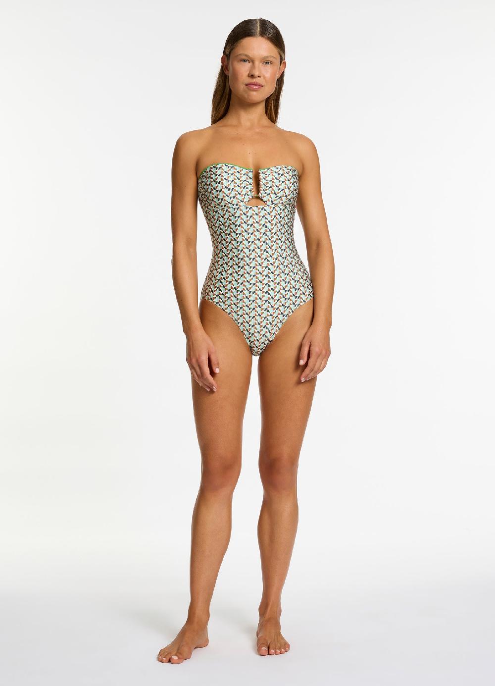 jets australia Acacia Bandeau One Piece - Multi